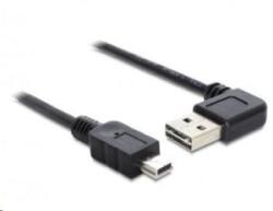 Delock 85175 EASY-USB A 2.0 ívelt bal / jobb > USB 2.0 mini-B kábel, 0, 5 m