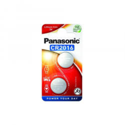 Panasonic CR2016 3V lítium gombelem (2db/csomag) (CR2016L-2BP)