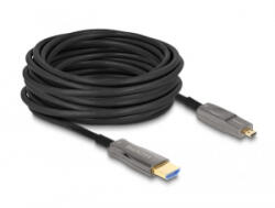 Delock Aktív Optikai 5 az 1-ben HDMI kábel 8K 60 Hz 25 m (86009)