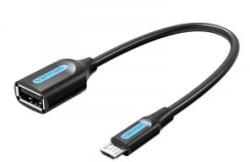 Vention MicroUSB apa - USB-A anya OTG adapter 0.15m (CCUBB) (CCUBB)