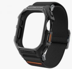 Spigen Lite Fit Pro Apple Watch Ultra 2 / 1 49mm védőtok szíjjal fekete (ACS07104) (ACS07104)
