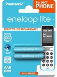 Panasonic Eneloop Lite 1.2V AAA 550mAh akku 2db (BK-4LCCE/2DE) (BK-4LCCE/2DE) - aqua