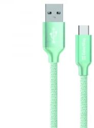 ColorWay USB-A - Type-C kábel 1m mentazöld (CW-CBUC003-MT)