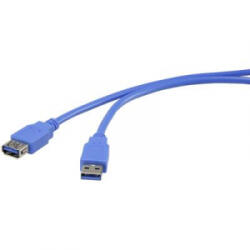 Renkforce USB 3.0 hosszabbítókábel A/A, 1, 8 m, Renkforce - aqua