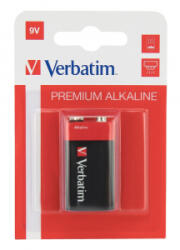 Verbatim Premium alkáli elem 9V (49924) (49924) - aqua
