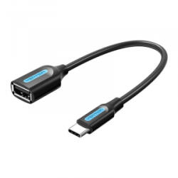 Vention USB-C - USB-A adapter 0.15m fekete (CCSBB) (CCSBB)