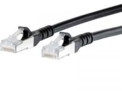 METZ CONNECT RJ45 Hálózati csatlakozókábel, CAT 6A S/FTP [1x RJ45 dugó - 1x RJ45 dugó] 2 m, fekete BTR Netcom (1308452000-E)