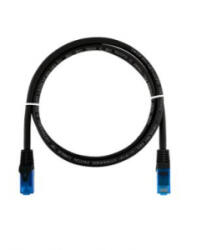 NIKOMAX Patch kábel UTP, CAT6, LSZH, Essential Series, 2m, fekete (NMC-PC4UE55B-ES-020-C-BK) - aqua