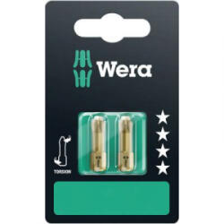 Wera 2 db 855/2 TH PZ kereszthornyú PZ 1 bit 05073371001 Pozidriv Hossz: 25 mm
