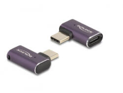 Delock USB-C elforgatott adapter (60287) (60287) - aqua