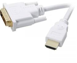 SpeaKa DVI / HDMI Csatlakozókábel [1x DVI dugó, 18+1 pólusú - 1x HDMI dugó] 2.00 m Fehér
