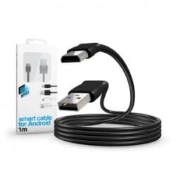 XPRO Smart töltő/adatkábel MicroUSB - USB fekete 1m (115265) (115265)