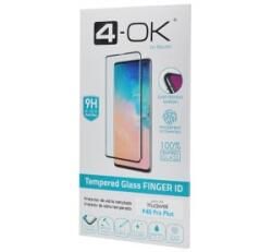 Blautel 4-OK képernyővédő üveg (3D, íves, karcálló, tokbarát, ujjlenyomat olvasó, 9H) ÁTLÁTSZÓ [Huawei P40 Pro+ 5G] (PRCP4P / PRC4PP)