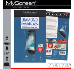 MyScreen HYBRIDGLASS képernyővédő üveg (flexibilis, karcálló, ütésálló, 0.15mm, 8H, NEM íves) ÁTLÁTSZÓ [Sony Xperia XZ (F8331)] (M2985HG)