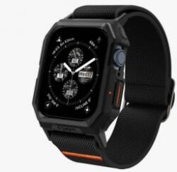 Spigen Lite Fit Pro Apple Watch Series 9/8/SE2/7/6/SE/5/4 (45/44mm) védőtok szíjjal fekete (ACS07103) (ACS07103)