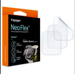 Spigen NEOFLEX képernyővédő fólia 3db (full screen, íves részre, tok barát) ÁTLÁTSZÓ [Apple Watch Series 4 40mm]
