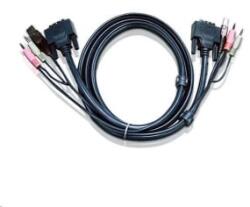 ATEN KVM Kábel USB DVI Dual Link 1.8m (2L-7D02UD)