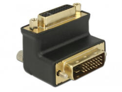 Delock 65866 DVI 24+1 - DVI 24+5 derékszögű adapter