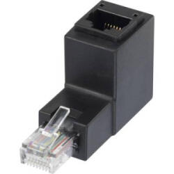 Renkforce CAT5e RJ45-Adapter 90°ban felfelé hajlítva, Renkforce - aqua
