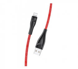 USAMS SJ391USB02 Lightning töltőkábel piros (1328347)