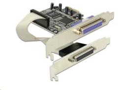 Delock 2xPárhuzamos port bővítő kártya PCI-E (89125) (89125)