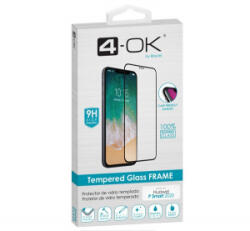 Blautel 4-OK képernyővédő üveg (3D full glue, íves, teljes felületén tapad, tok barát, karcálló, 9H) FEKETE [Huawei P Smart (2020)] (PRFPM2)
