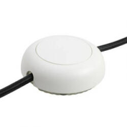 inter Bär 8124-008.01 LED-es zsinóros dimmer kapcsolóval Fehér 1 x KI/BE Kapcsolási teljesítmény (min. ) 5 W Kapcsolási teljesítmény (max. )