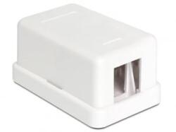 Delock Keystone falra szerelhető doboz 1 portos (86226) (86226)