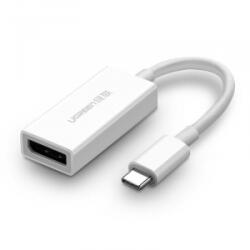 UGREEN MM130 USB-C DisplayPort adapter, 4K, 60Hz, fehér (40372) (40372)