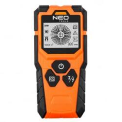 NEO TOOLS 3az1-ben faldetektor - fém, fa, feszültség (75-250) (75-250)