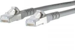 METZ CONNECT RJ45 Hálózati csatlakozókábel, CAT 6A S/FTP [1x RJ45 dugó - 1x RJ45 dugó] 15 m, szürke BTR Netcom - aqua