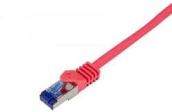 LogiLink Patch kábel Ultraflex Cat. 6A S/FTP 1m piros (C6A034S)