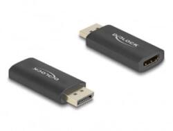 Delock Aktív DisplayPort 1.4 - HDMI adapter 8K HDR funkcióval (61055) (61055) - aqua