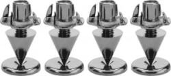 MONACOR SPS-10/SC hangdoboz tüske ezüst színű 4db (4007754115284)
