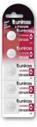 Uniross SP5 CR1620 3V lithium gombelem 5db/bliszter (U5CR1620)