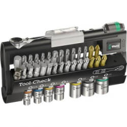 Wera 05073220001 Racsnis bit készlet, 38 részes, Tool-Check 1
