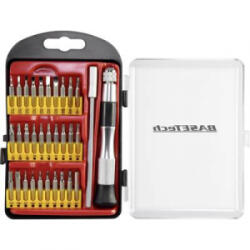 Basetech Bit készlet, kereszthornyú, egyeneshornyú, TORX, belső hatlap, Basetech 1551464