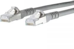 METZ CONNECT RJ45 Hálózati csatlakozókábel, CAT 6A S/FTP [1x RJ45 dugó - 1x RJ45 dugó] 7 m, szürke BTR Netcom (1308457033-E)