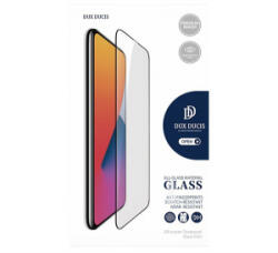 Dux Ducis képernyővédő üveg (2.5D full glue, teljes felületén tapad, extra karcálló, 0.3mm, 9H) FEKETE [Samsung Galaxy S22 Plus 5G (SM-S906)]