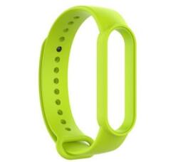 gigapack Pótszíj (szilikon, állítható, 15 mm, speciális) LIMEZÖLD [Xiaomi Mi Band 6 ]