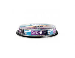 Philips DVD-R 4.7GB 16X DVD lemez hengeres 10db/cs