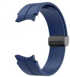 Cellect Samsung Watch 4/5 mágneses szilikon óraszíj 20mm sötétkék (CEL-STRAPWATCH4MADBL) (CEL-STRAPWATCH4MADBL)
