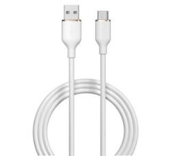 DEVIA JELLY USB-A - USB-C töltő- és adatkábel 1.2m fehér (EC629_W)