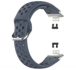 gigapack Pótszíj (szilikon, lyukacsos, légáteresztő, 20 mm) SZÜRKE [Huawei Watch Fit]