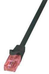 LogiLink Cat. 6 U/UTP patch kábel PrimeLine, 2m, fekete (CQ2053U)