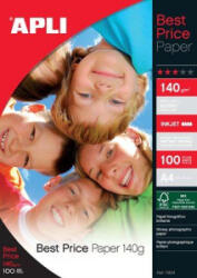 APLI Fotópapír tintasugaras 'Best Price' A4 140g 100db fényes (11804)