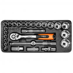 NEO TOOLS dugókulcskészlet 1/2', 27db (84-238) (84-238)