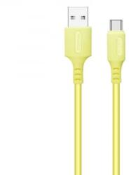 ColorWay USB-A - Type-C kábel 1m sárga (CW-CBUC043-Y) (CW-CBUC043-Y)