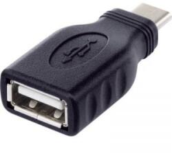 Renkforce USB 2.0 átalakító, USB C típusú dugóról A típusú aljra OTG funkcióval, Renkforce - aqua
