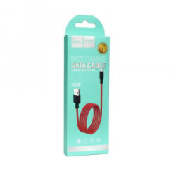 hoco. X29 MicroUSB kábel piros-fekete (HC089759) (HC089759)